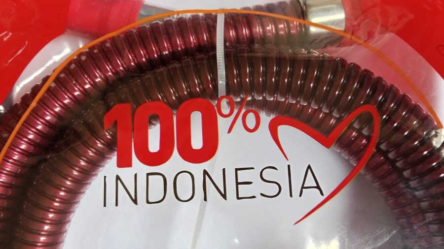 Tulisan 100% Indonesia di kemasan Inchristo